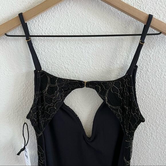 NWT Amuse Society Azalea Bodysuit Black Lace Medium - Picture 9 of 16